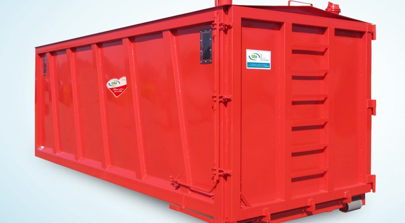 Containers For Wood Chips, Sawdust Or Ash